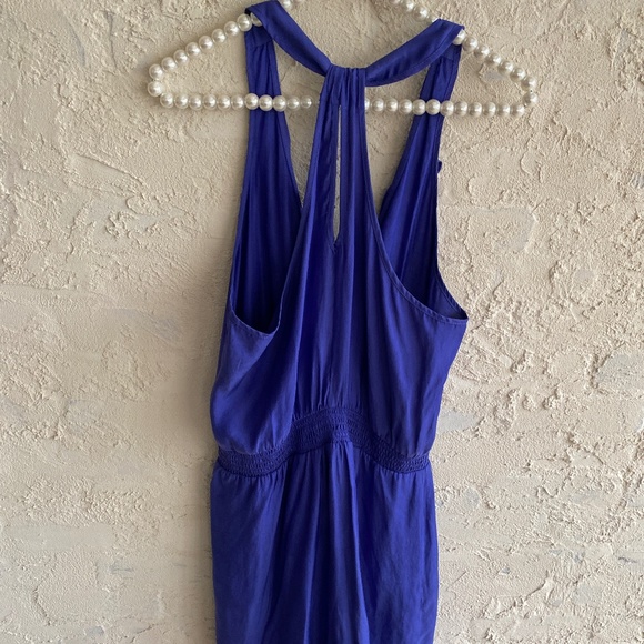 American Eagle Outfitters Purple Mini Dress Racerback Ruffle Sleeveless - Picture 6 of 15